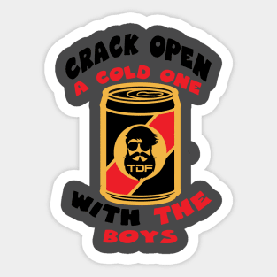 A cold one! Sticker